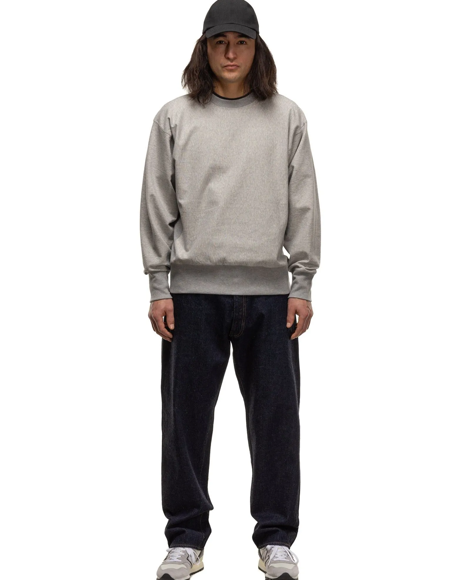 Stretch Crew Pullover Fether Grey
