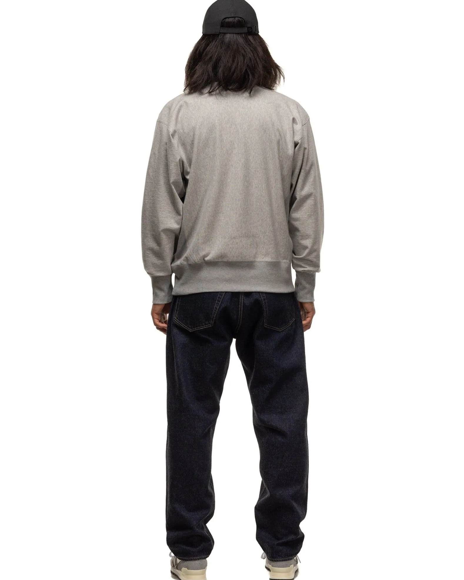 Stretch Crew Pullover Fether Grey