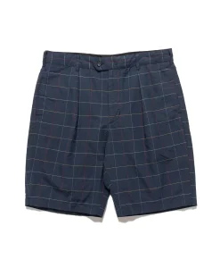 Sunset Short Cl Windowpane Navy
