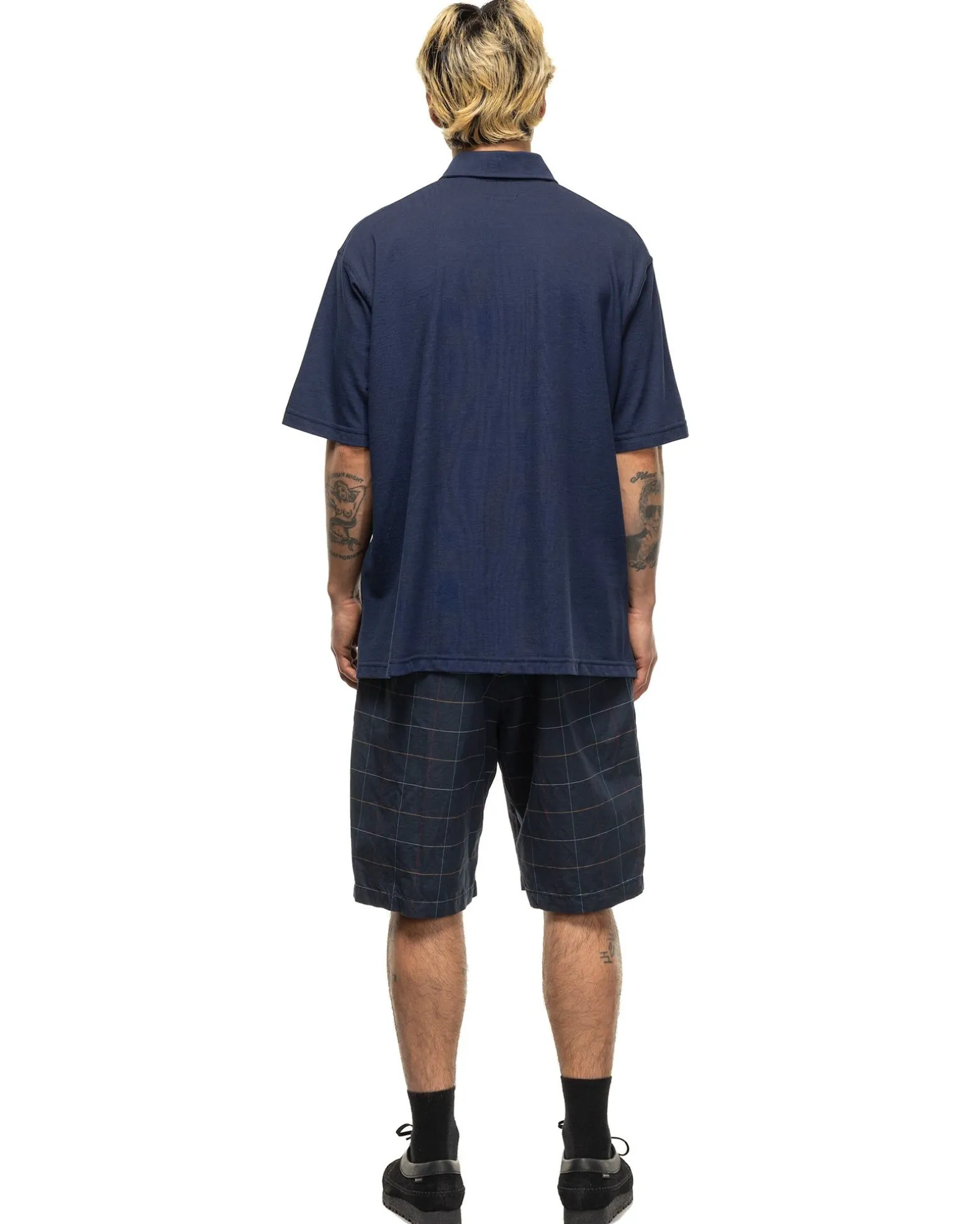 Sunset Short Cl Windowpane Navy