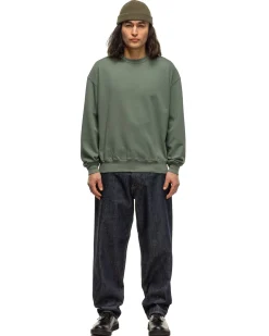 Super High Gauze Sweat P/O Dusty Green