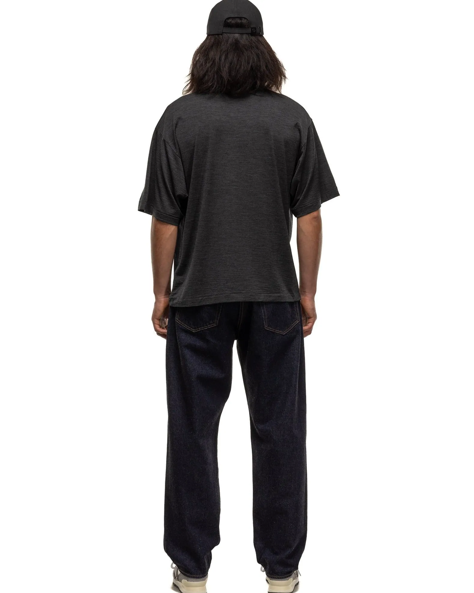 Super Soft Merino Tenjiku Halfsleeve Tee Charcoal