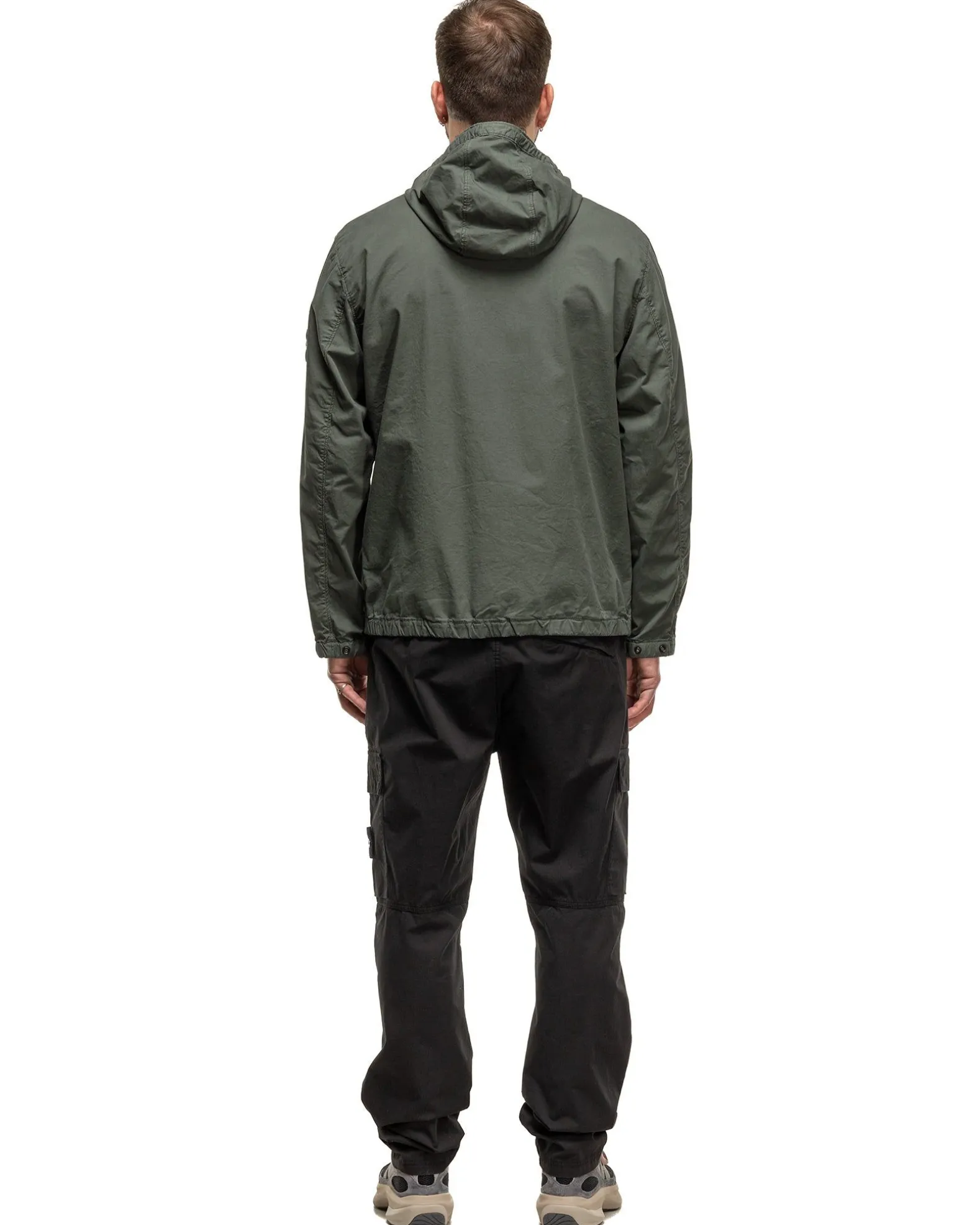 Supima® Cotton Twill Stretch-Tc Regular Fit Cargo Pants Black