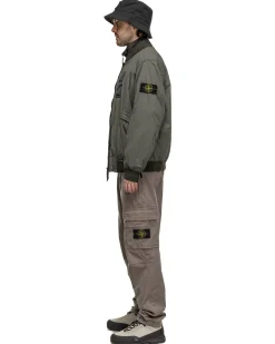 Supima® Cotton Twill Stretch-Tc Regular Fit Cargo Pants Dove Grey