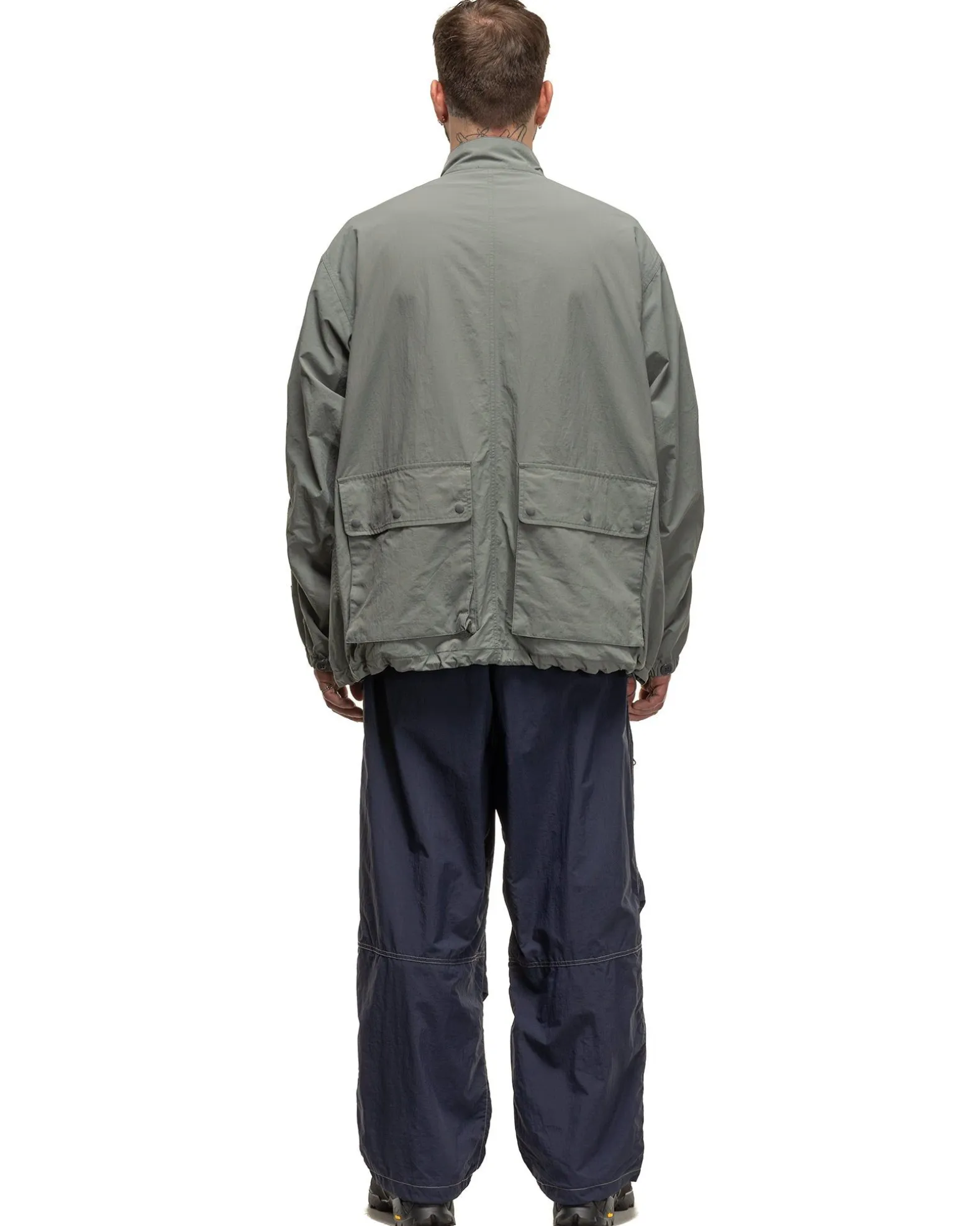 Tech Parachute Jacket Grey
