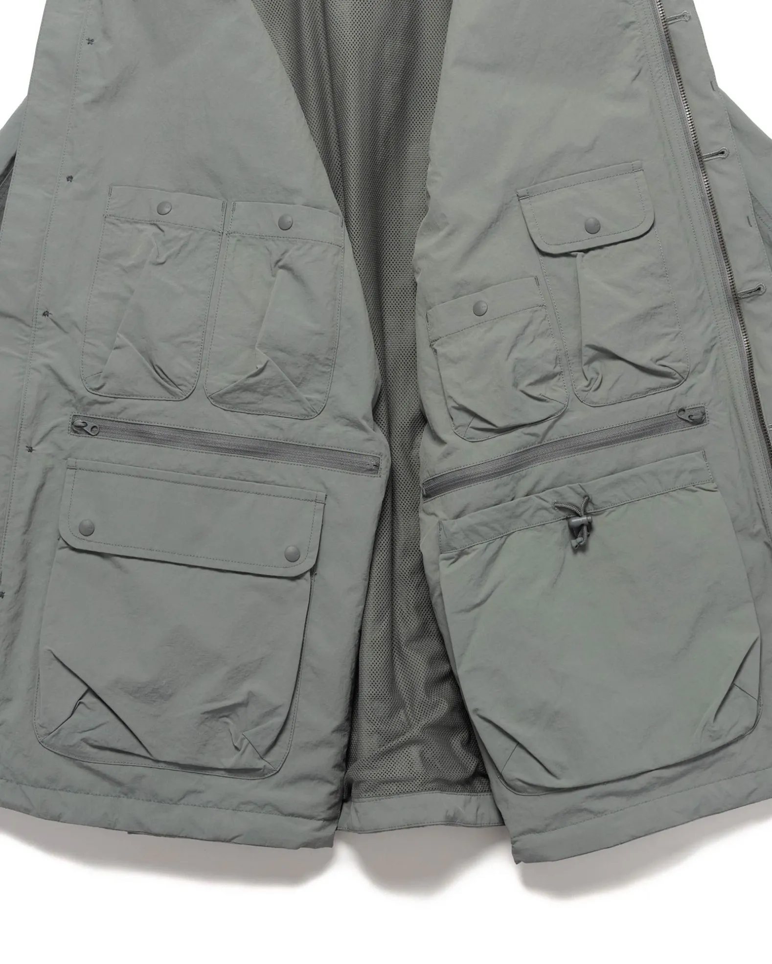Tech Parachute Jacket Grey