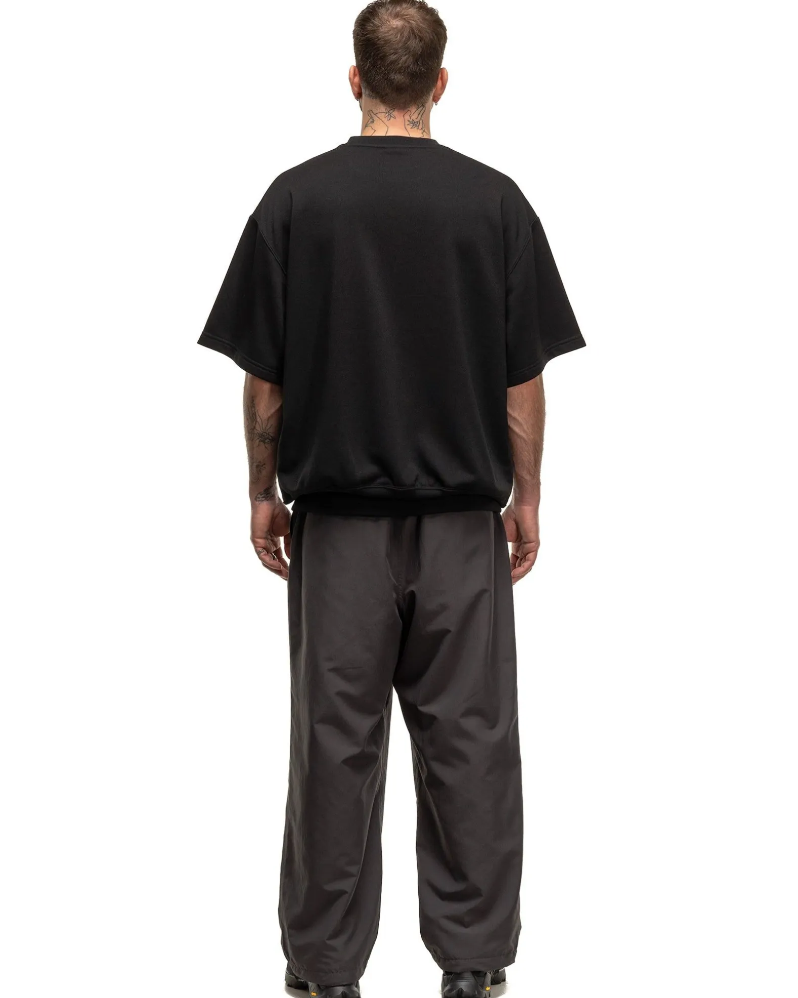 Tech Sweat Crew S/S Black