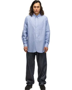 19Th Century Bd Shirt Cotton Oxford Blue