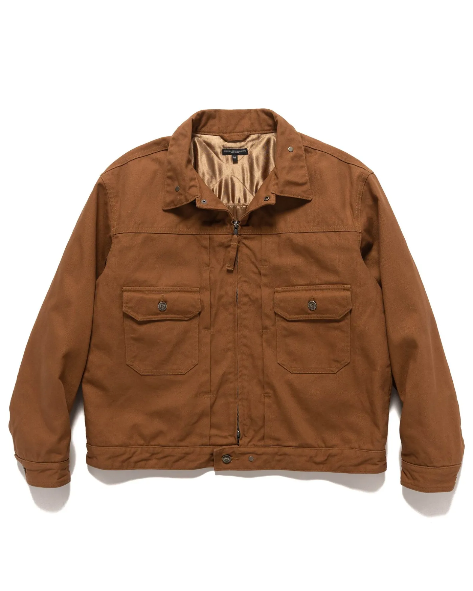 Trucker Jacket 12Oz Duck Canvas Brown