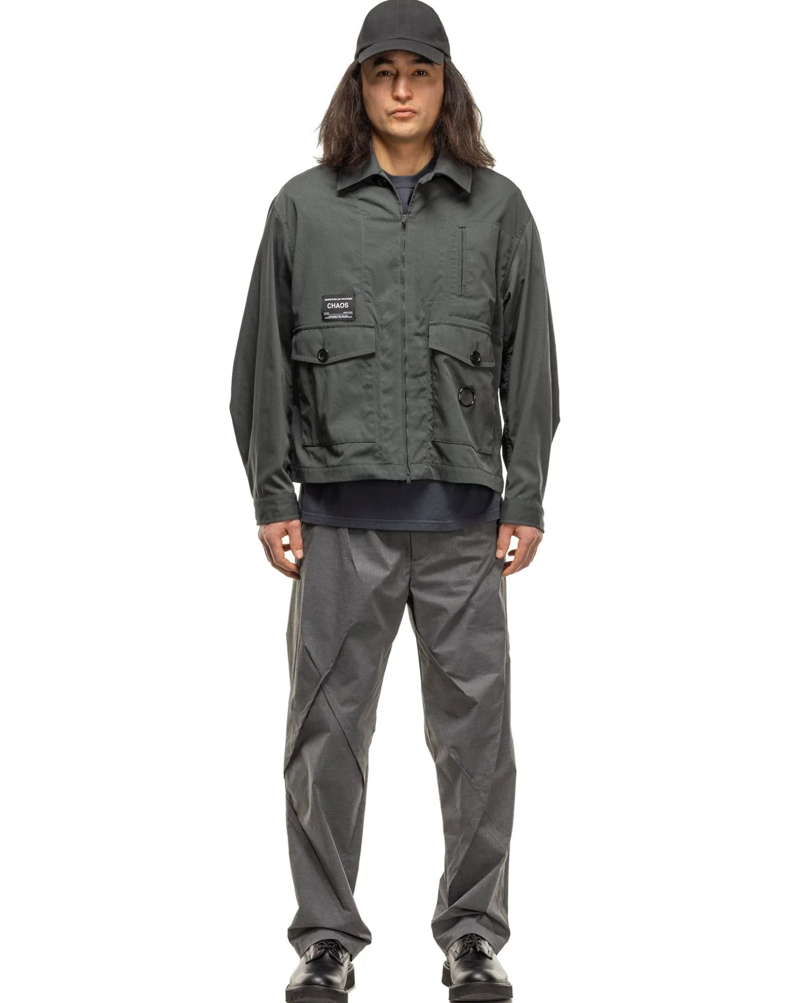 Uc1D4203-2 Blouson Grey Khaki