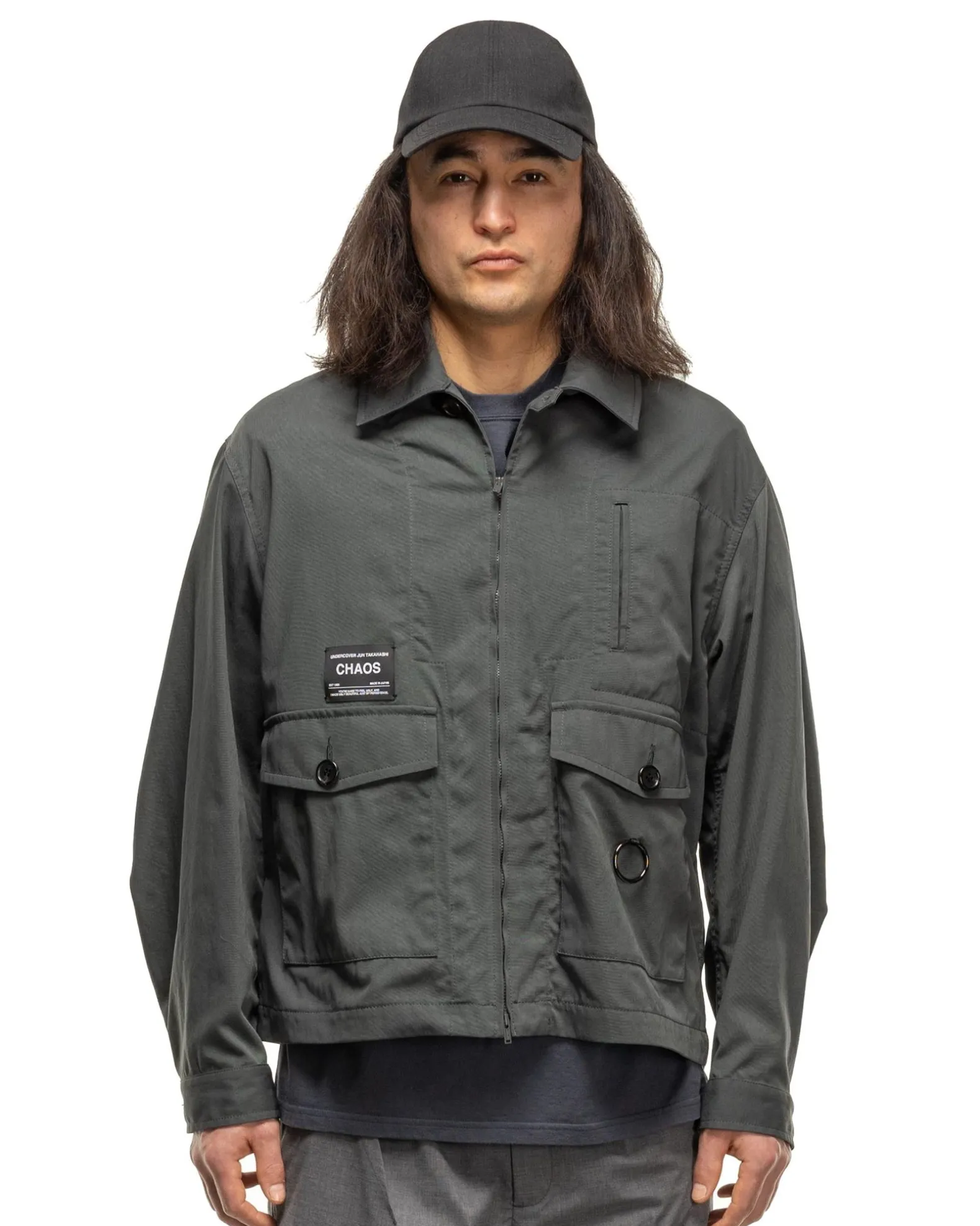 Uc1D4203-2 Blouson Grey Khaki