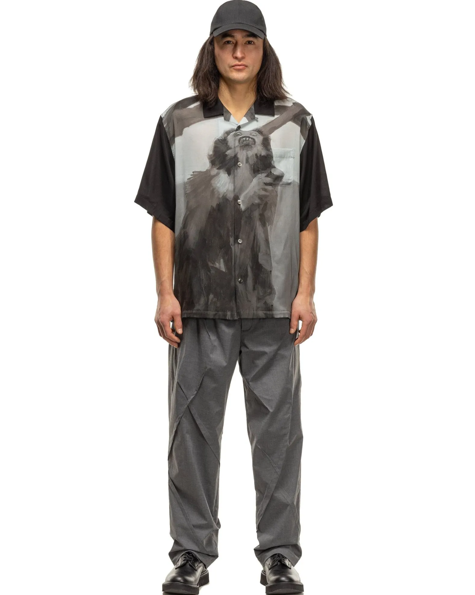 Uc1D4403 Shirt Blouse Grey Base