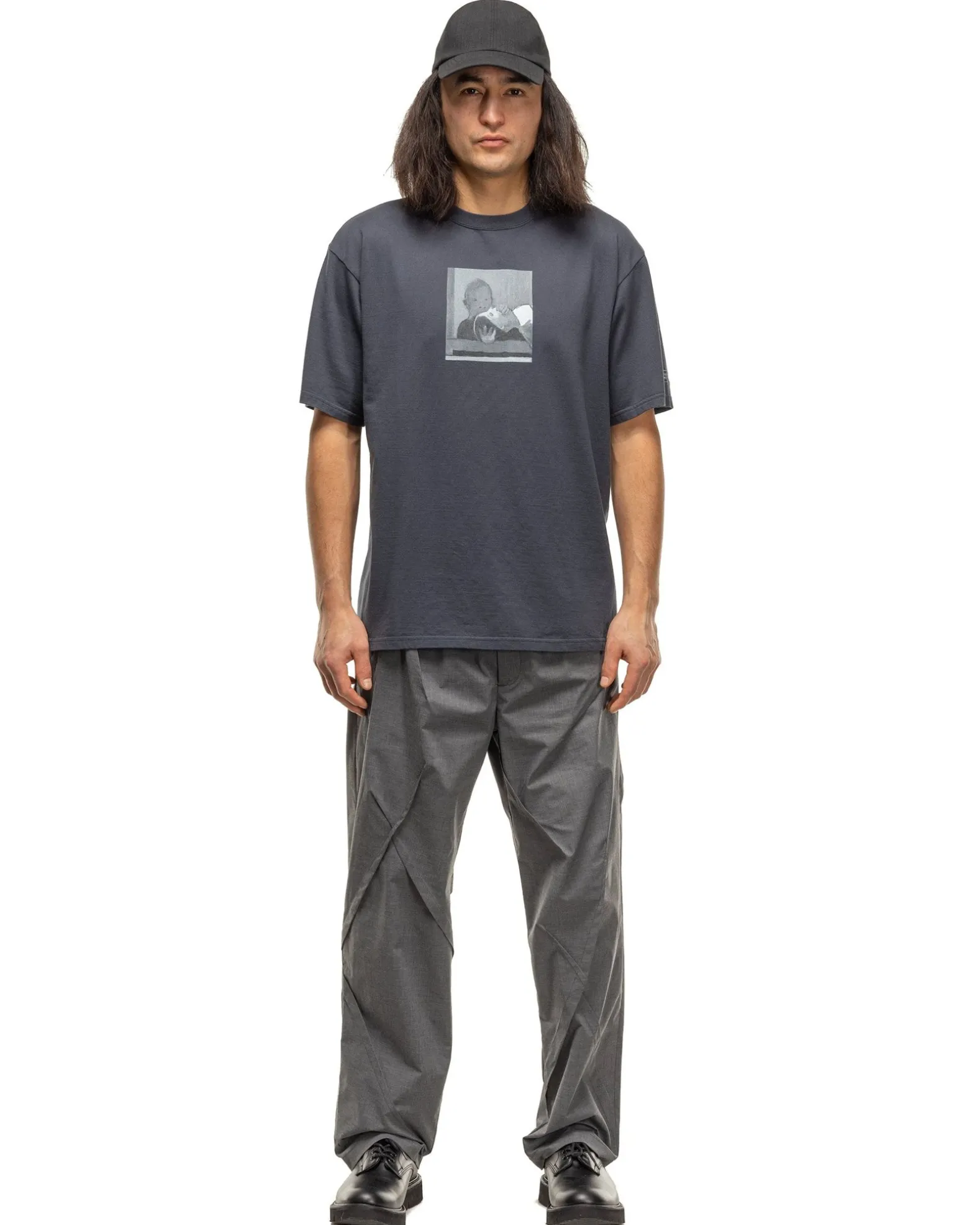 Uc1D3813 T-Shirt Blue Grey
