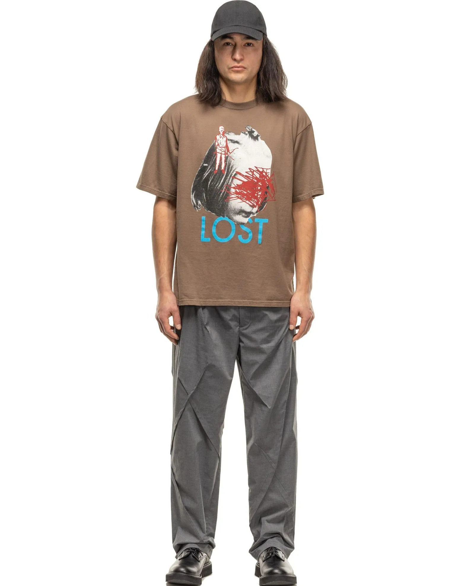 Uc1D3805 T-Shirt Grey Beige