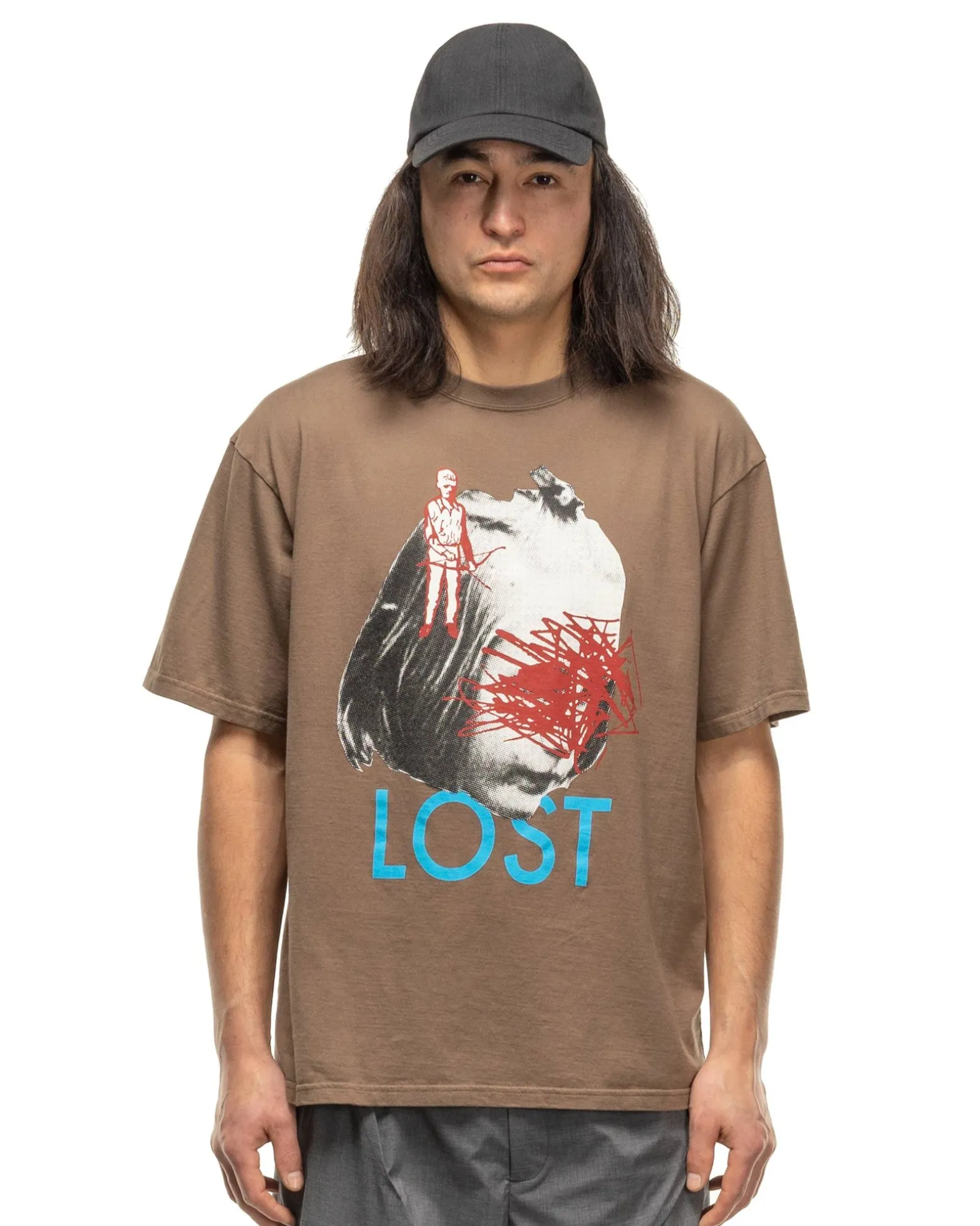 Uc1D3805 T-Shirt Grey Beige