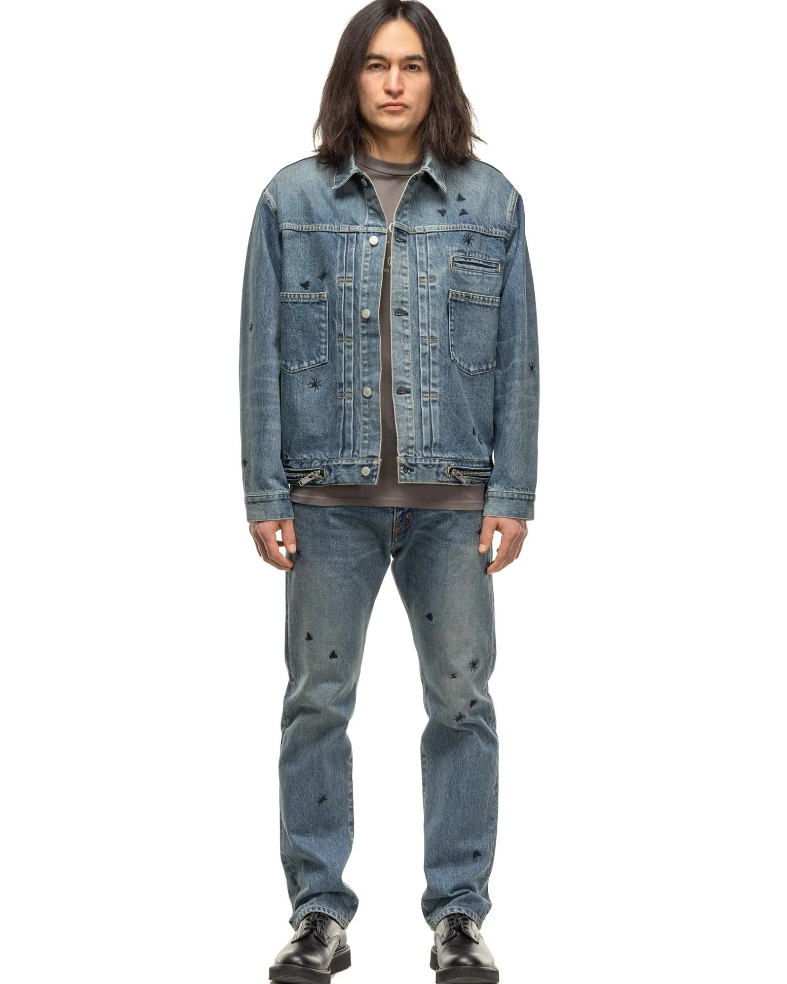 Up1D4203 Blouson Light Blue Indigo