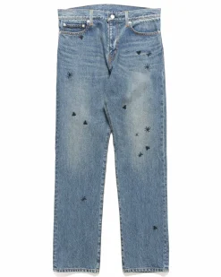 Up1D4503 Pants Light Blue Indigo