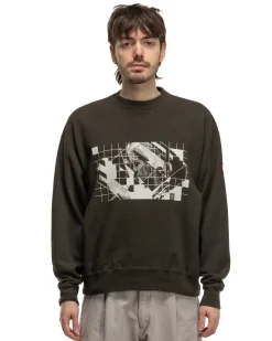 Washed Dimensions Crew Neck Black