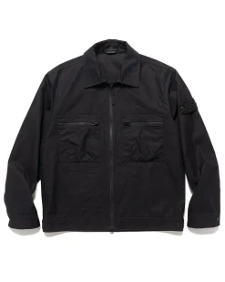 Weatherproof Cotton Canvas Ghost Piece Field Jacket Black