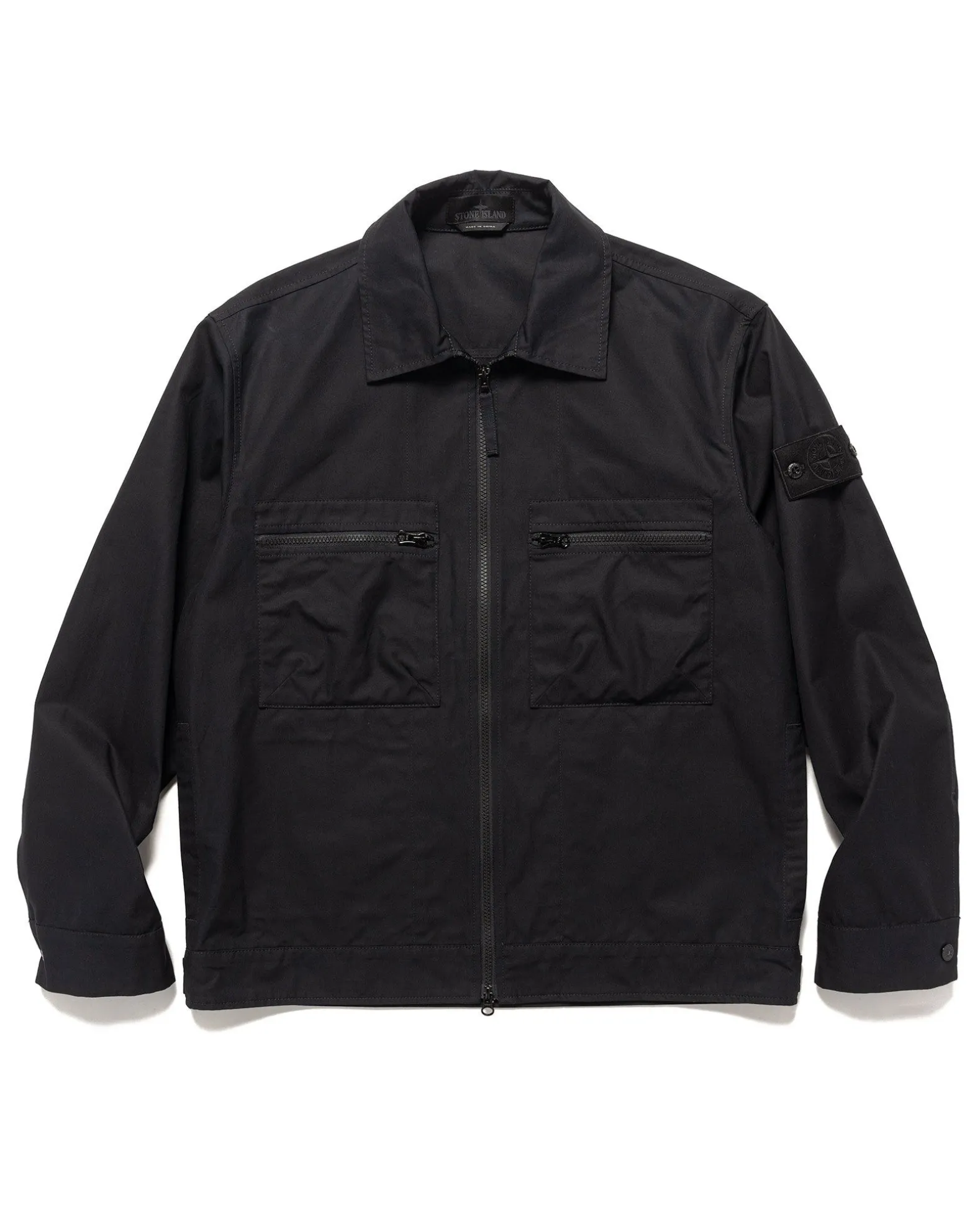 Weatherproof Cotton Canvas Ghost Piece Field Jacket Black