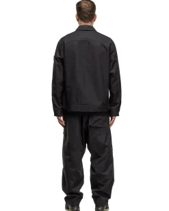 Weatherproof Cotton Canvas Ghost Piece Field Jacket Black
