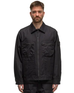 Weatherproof Cotton Canvas Ghost Piece Field Jacket Black