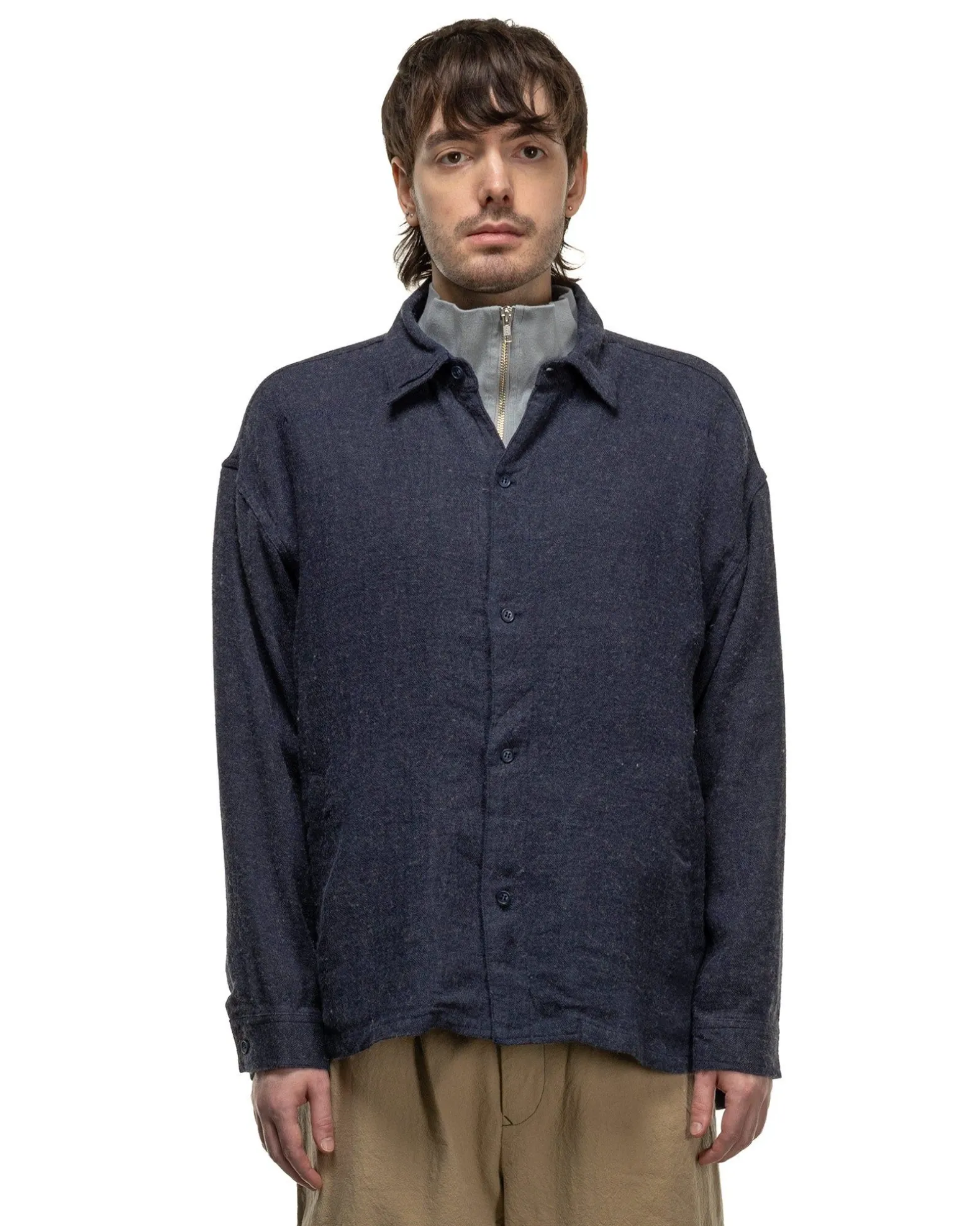 Welt Pockets Big Shirt Navy