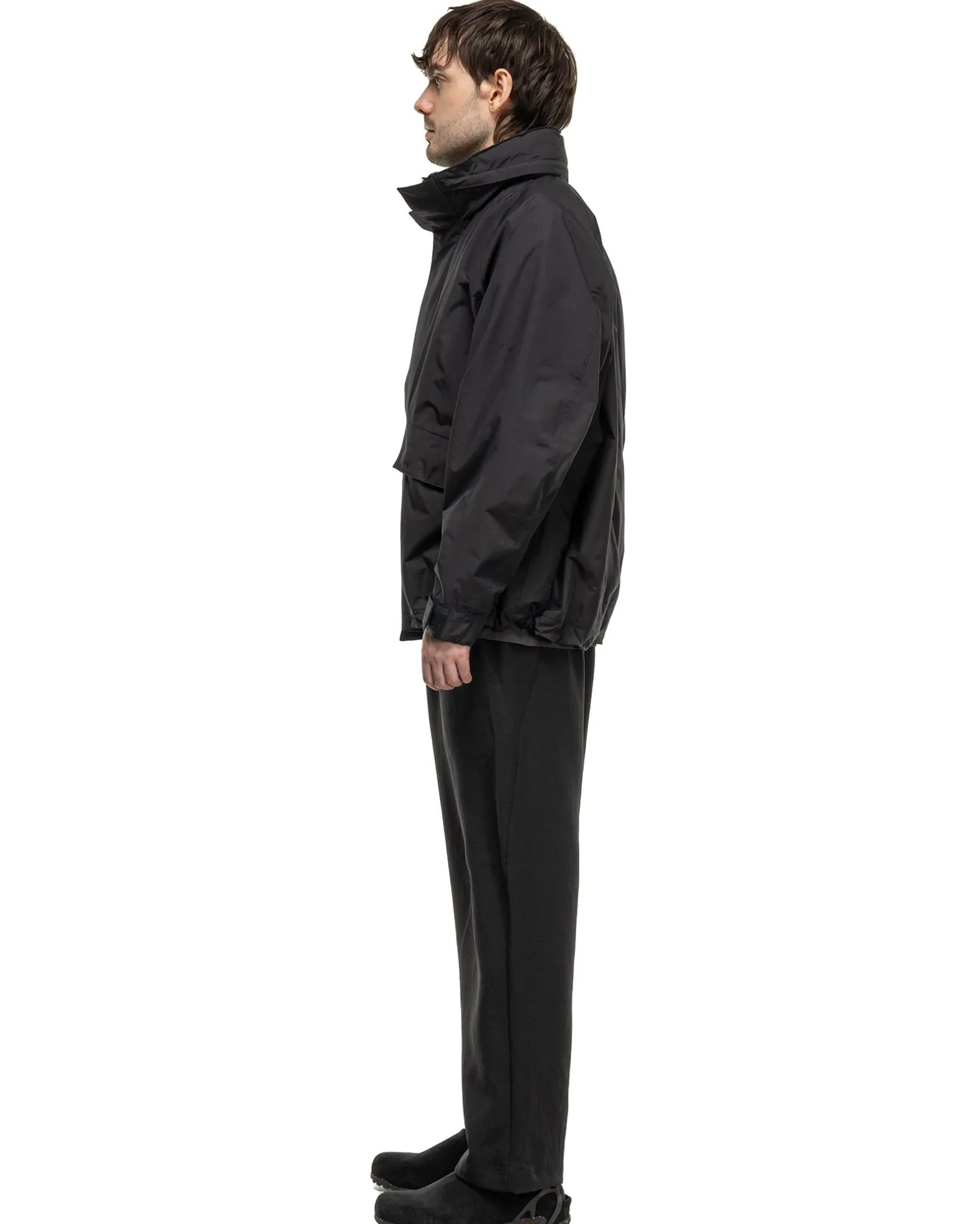 Wide Ankle Easy Pants Black