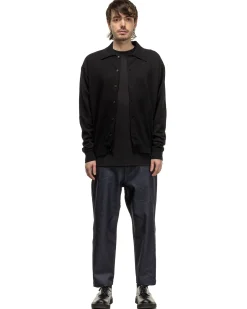 Wide Cropped Pants Indigo