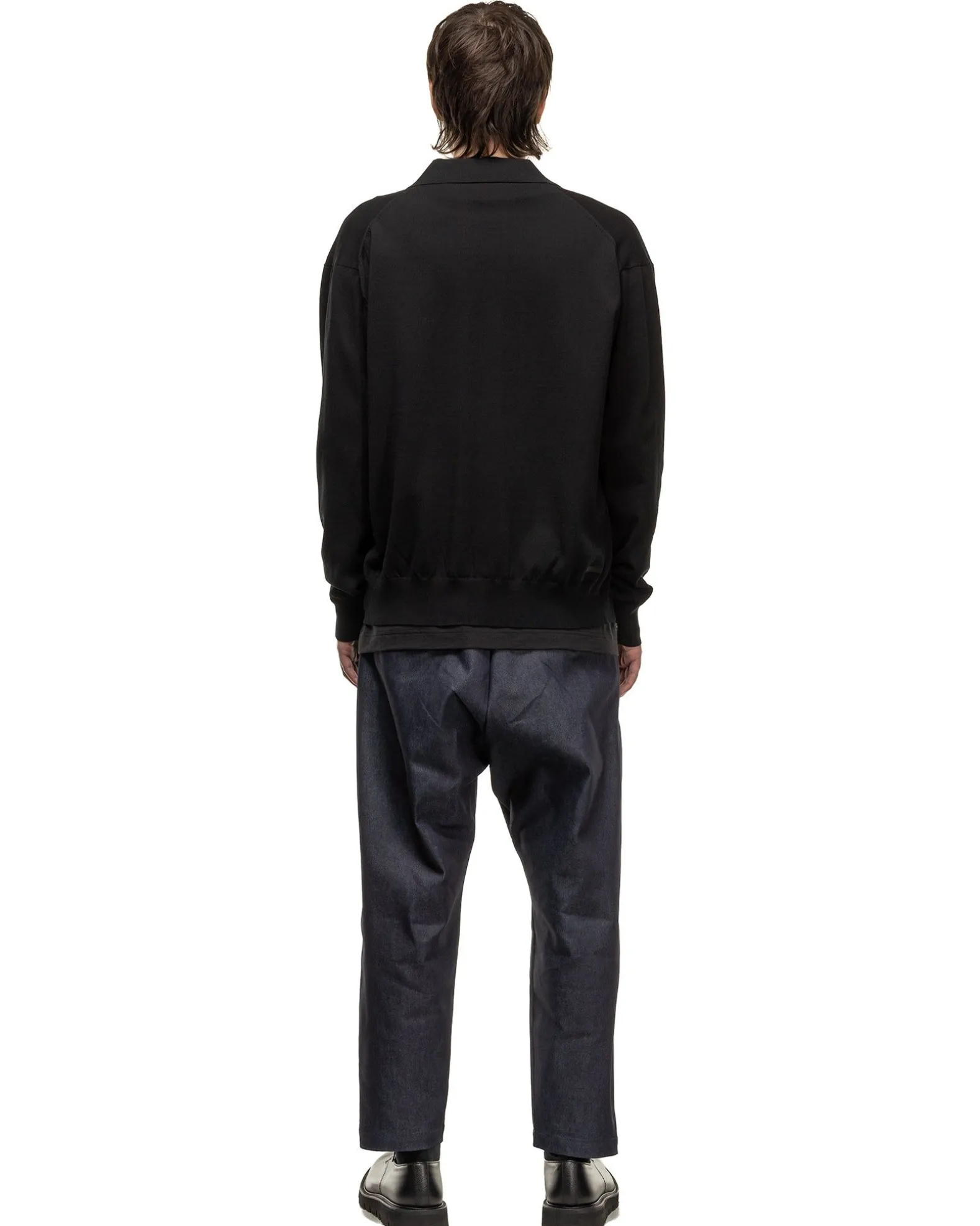 Wide Cropped Pants Indigo