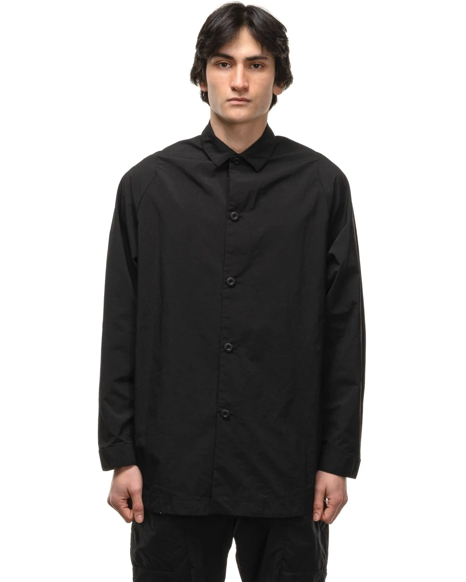Wide Shirt Packable Black