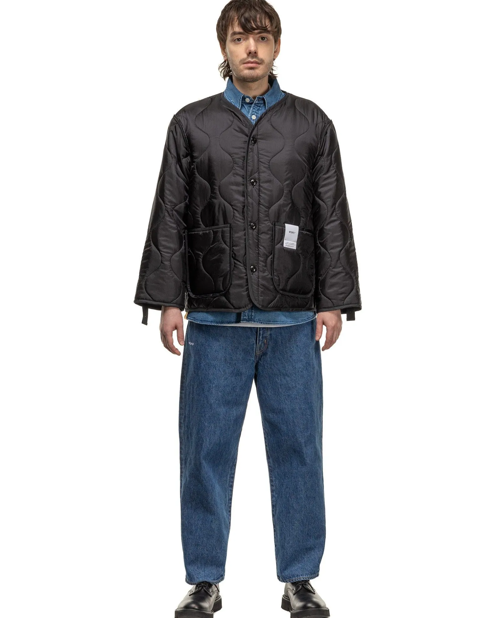 Wlj/Jacket/Nylon. Ripstop. Vv Black