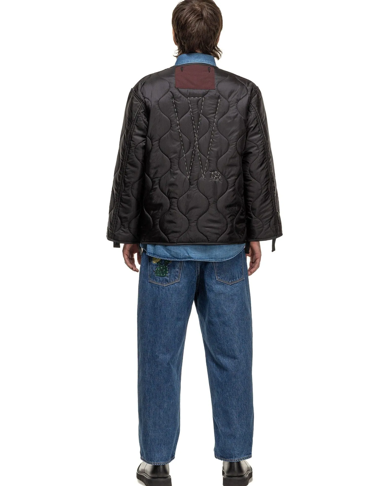 Wlj/Jacket/Nylon. Ripstop. Vv Black
