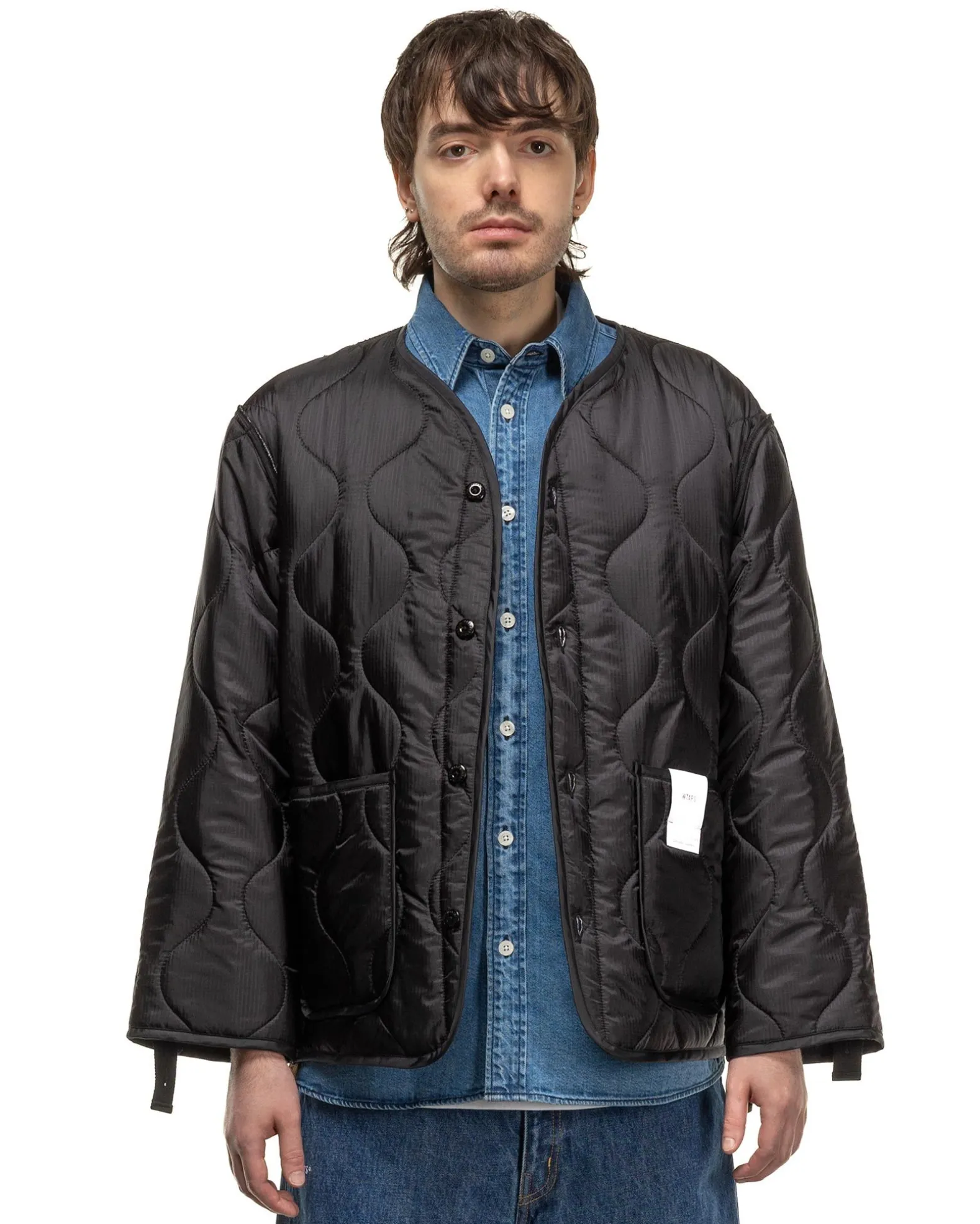Wlj/Jacket/Nylon. Ripstop. Vv Black