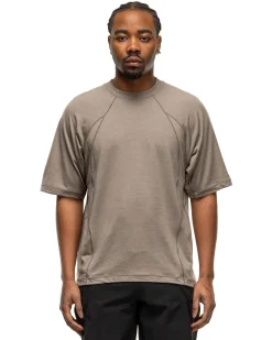Wool T-Shirt Grey Beige