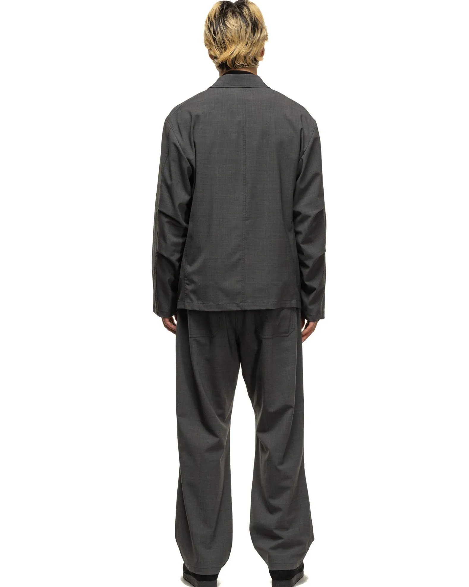 Worker 5B Jacket P/W/Pu Tropical Cloth Charcoal