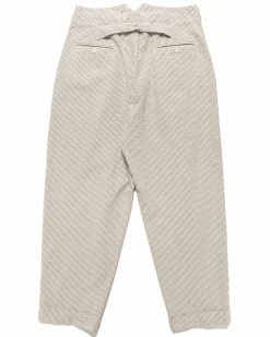 Wp Pant Cotton Seersucker Natural