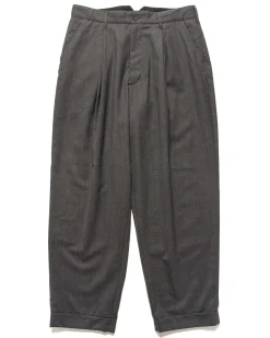 Wp Pant Tropical Wool Charcoal