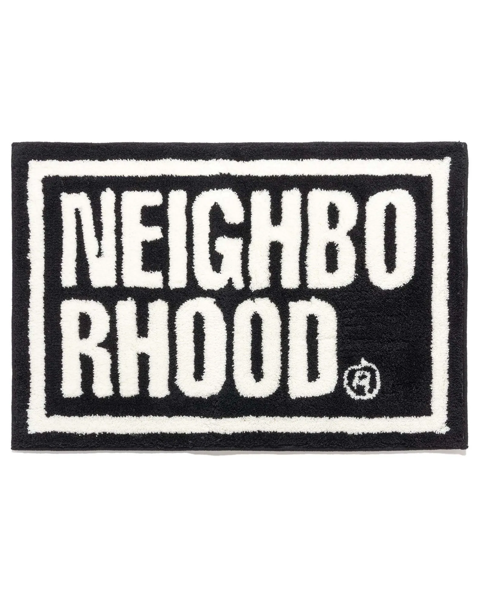 X Gallery 1950. Square Rug Mat Black
